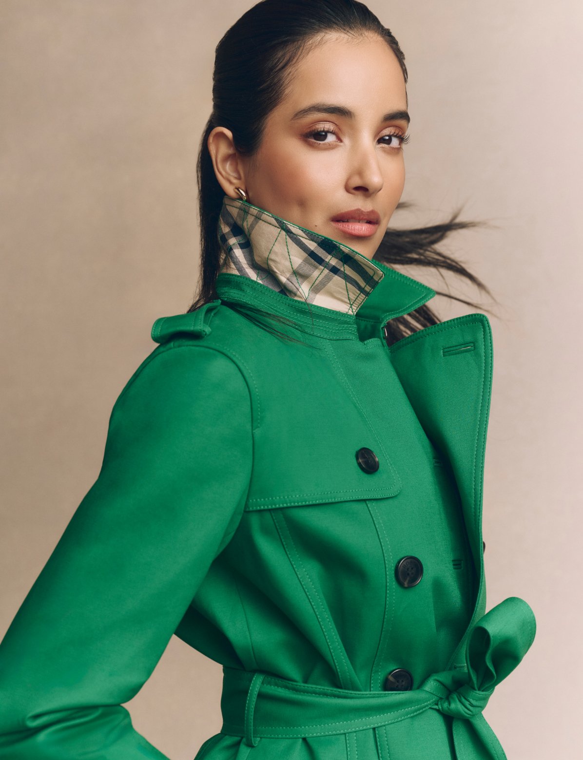 Hobbs petite green coat